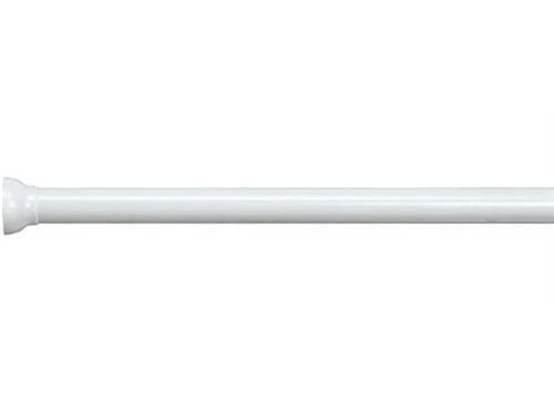 Forhængsstang 75-125cm hvid