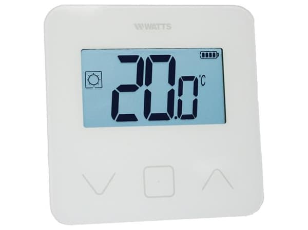 Rumtermostat Vision hvid m/LCD display