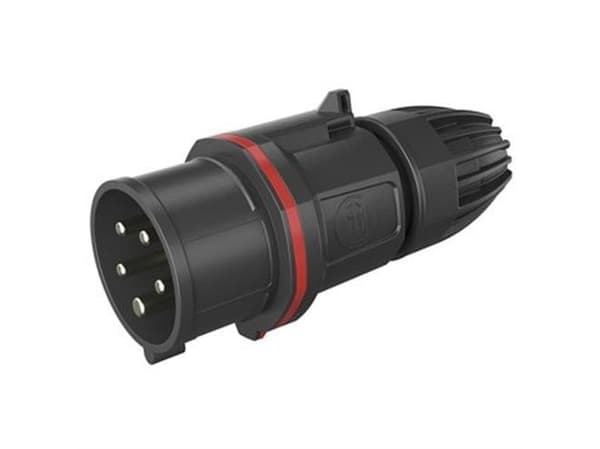 CEE Stikprop 5P 16A 380V H6 rød fasevend CEE Stikprop 5P 16A 380V H6 rød fasevend