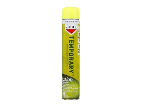 Markeringsspray gul - kan fjernes
