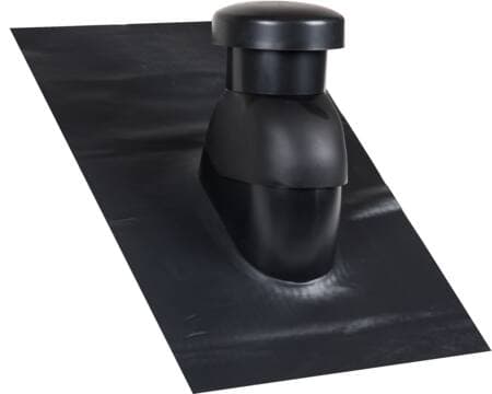 Ventilationsmössa uni Ø200 5-45gr svart
