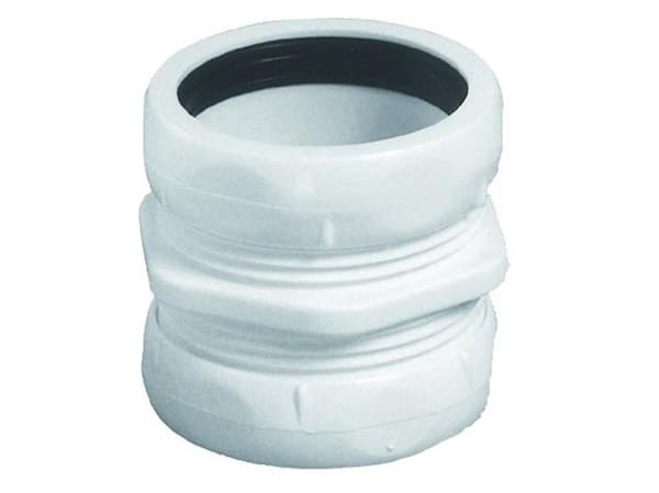 Kobling 32-32mm hvid
