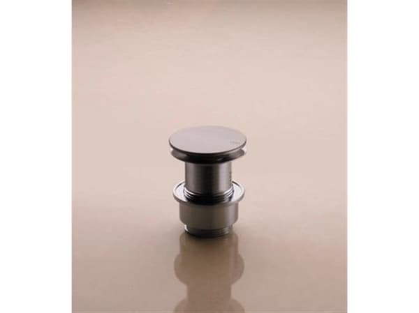 Bottenventil a63 u/overl push-up krom
