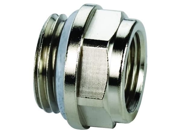 Nippelmuffe 1/2-3/8'' med o-ring