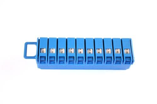 Tejp för märkning 0-9 i dispenser