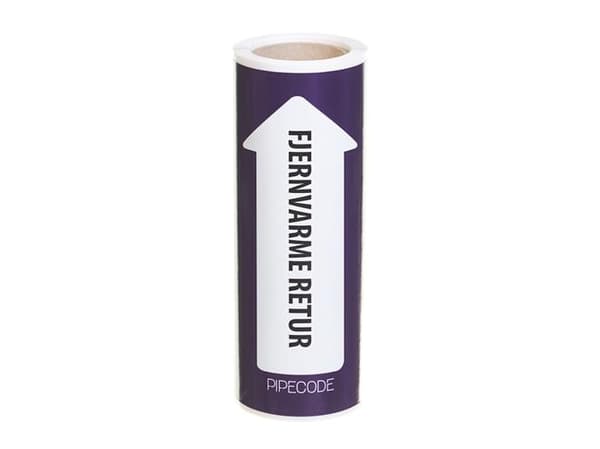 Putkimerkintä Pipecode mini jousipalautus violetti 5m