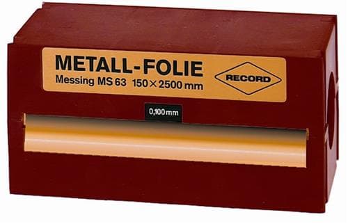 Metalfolie 4496 messing 150x0,2mm 2,5m