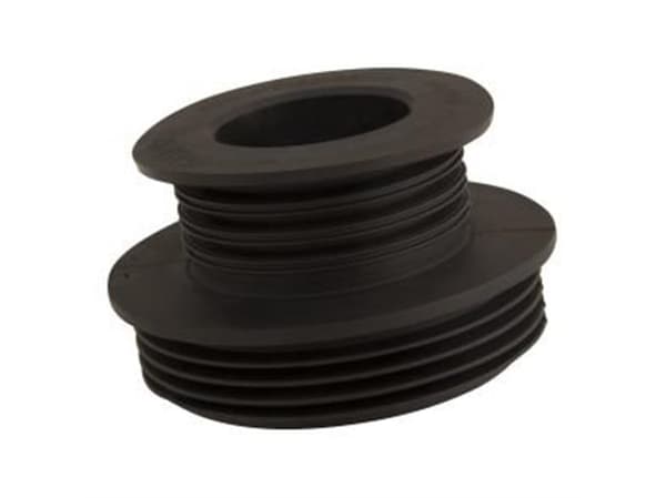 PURUS kombinippel 100-105/75-50 mm TPE PURUS TIL/PVC/MA rør sort