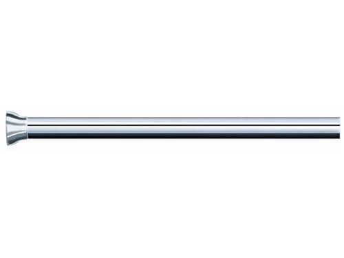 Gardinskena 75-125cm silver/krom