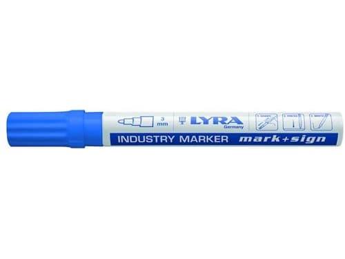 Paint marker 4040 rund 3mm blå