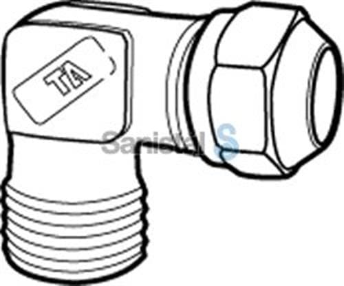 Kompr vinkel nip 12-1/2'' forkromet FPL