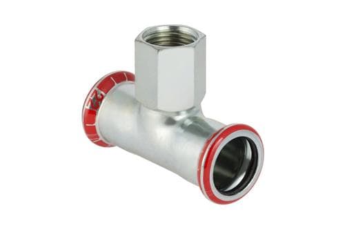 Tee fz 108-3/4''-108mm mf/mf t/varme