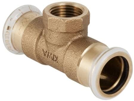 GEBERIT TEE 22MMX1/2X22MM CU MAPRESS