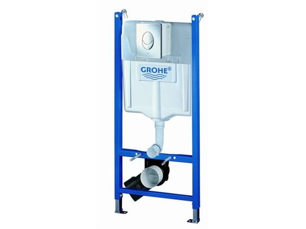 Cistern 113cm med krom platta
