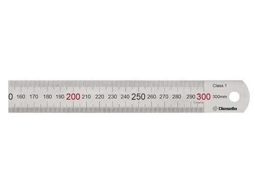 Stållineal 300x25x1,0mm