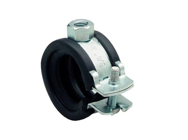 Fischer 79426, Rörklammer, Svart, Stål, 45 - 50 mm, 3,81 cm (1.5"), EPDM, Zink stål, 0,9 kN