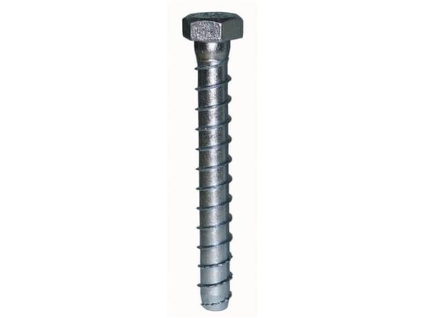 Betongbult 16x80 med sexkantigt huvud 25 st