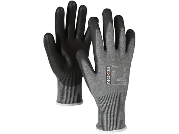 Leikkauskäsine Basic 9000 CutC musta/harmaa 11