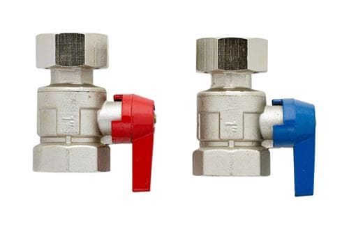 Kulventilsats 1" x 3/4" Ni t/manifold