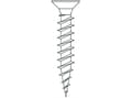 Miniatyrbilde 1 av 2: Spånskrue UH TX20 fg FZB 4,5x25mm (200)