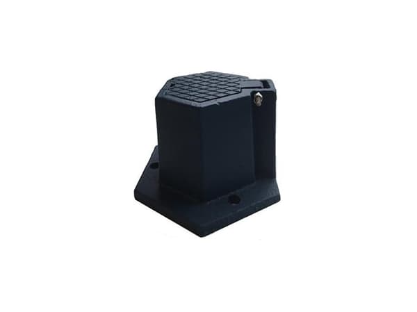 Stophanedæksel 6k blå 120x112mm
