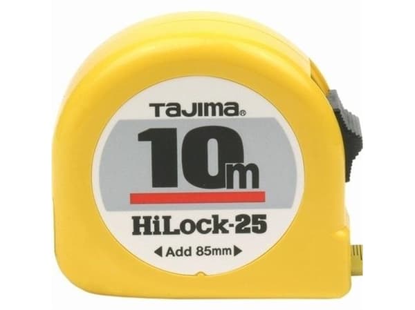 Måttband Hi-Lock gul 10,0 m 25 mm band