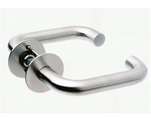 Dørgreb u-form 19mm m/rosetter