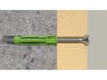 Miniatyrbilde 5 av 5: Fischer 567809, Ekspansjonsanker, Lettbetong, Murstein, Betong, Gipsblokk, Murverk, Grønn, Tyskland, 8 mm, 40 mm
