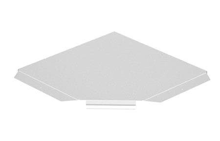 Låg til Hjørne 90 grader for Csslr Plus kabelbakker, bredde 60 mm Pregalvaniseret, med "Klik" funktion
