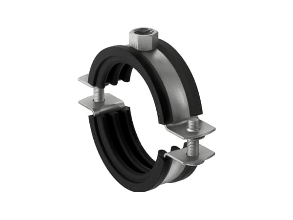 Fischer 560596, Putkenkiinnitin, Musta, Ruostumaton teräs, 31 - 38 mm, 2,54 cm (1"), EPDM-kumi, Ruostumaton teräs, 1 kN