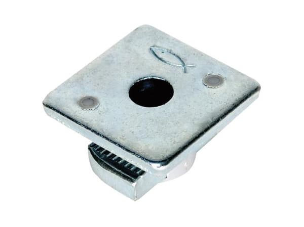 Fischer 559762, Rør klemme, Grå, Stål, Nylon, Zink-stål, 4 kN, M8, DIN EN 10025