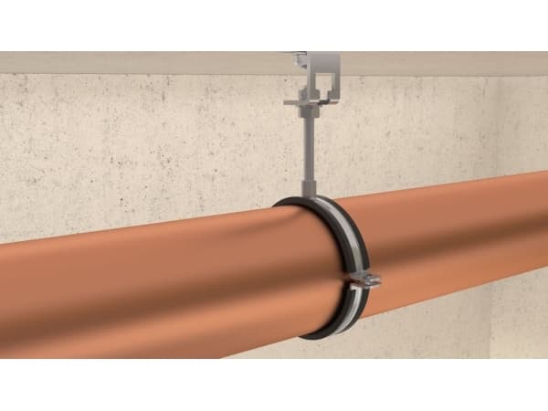 Fischer 560595, Putkenkiinnitin, Musta, Ruostumaton teräs, 25 - 30 mm, 1,91 cm (0.75"), EPDM-kumi, Ruostumaton teräs, 1 kN