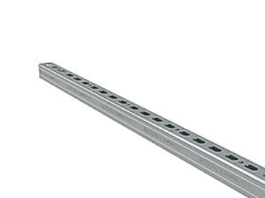 Walraven montageskinne 2m - Elforzinket RapidStrut 41x41x1,5mm.