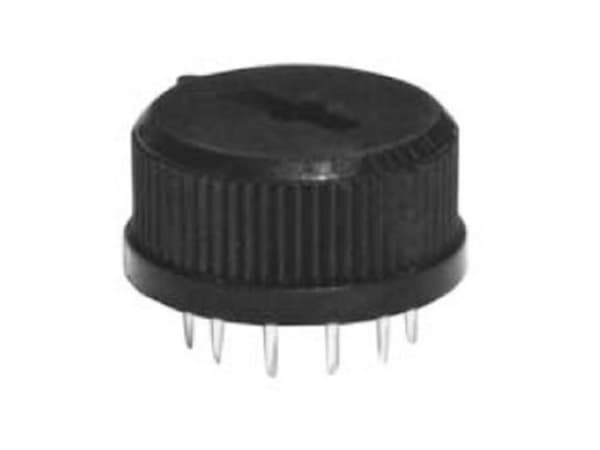 KYOCERA/AVX 9341700020 Kääntökytkin 150 V DC/AC 130 mA Kytkinasennot 7 15° 1 kpl