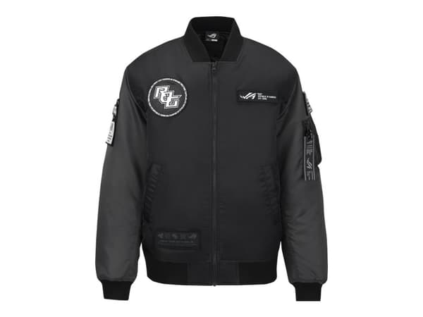 ASUS ROG Cosmic Bomber, Bomber, Mies, Aikuinen, XL, SML, Musta, Harmaa
