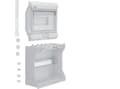 Pikkukuva 1 / 3: Hager VE110D, 1 kpl, 236 mm, 114 mm, 210 mm