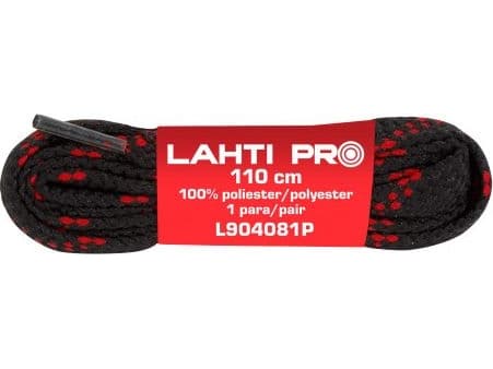 Lahti Pro FLAT SHOES. MUSTA-HARMAA L904081P, 10 PAR, 110CM, LAHTI