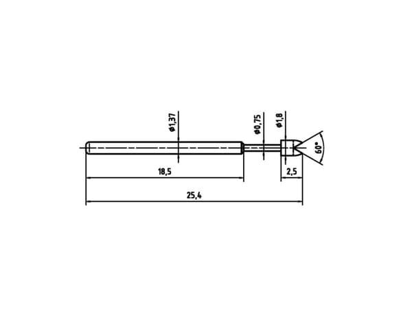 PTR Hartmann 1015-G-0.7N-AU-1.8 Tarkkuusmittausanturi