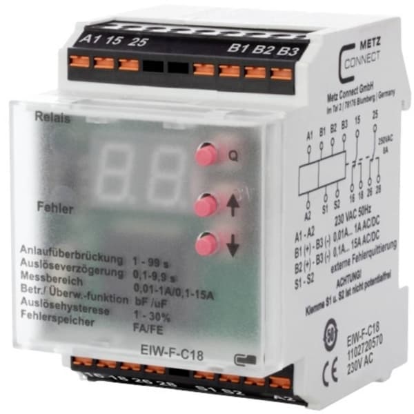Metz Connect 1102720570 Valvontareleet 230 V/AC (max) 2 x kytkin 1 kpl