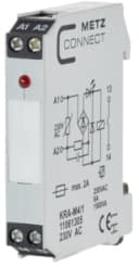 METZ CONNECT KRA-M4/1, Valkoinen, -20 - 55 °C, 230 V, 250 V, 11,2 x 60 x 87,5 mm, 45 g