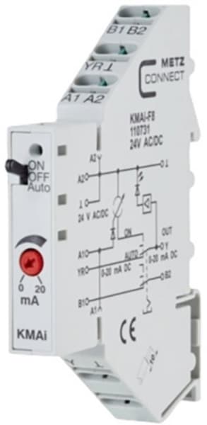 Metz Connect 110731 Analoginen arvolähetin 24, 24 V/AC, V/DC (max) 1 kpl