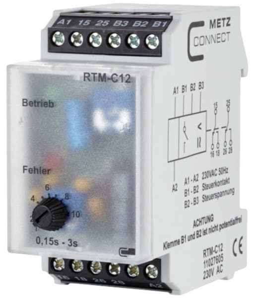 Metz Connect 11027605 RTM-C12 aikarele 230 V/AC 1 kpl 2 x kytkin