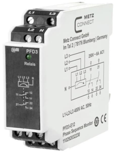 Metz Connect 110292032230 Övervakningsreläer 400 V/AC (max) 2 x omkopplare 1 st