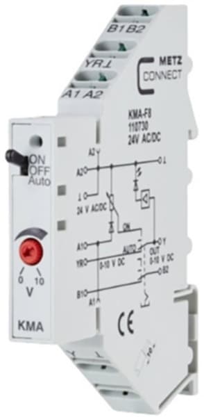 Metz Connect 110730 Analoginen arvolähetin 24, 24 V/AC, V/DC (max) 1 kpl