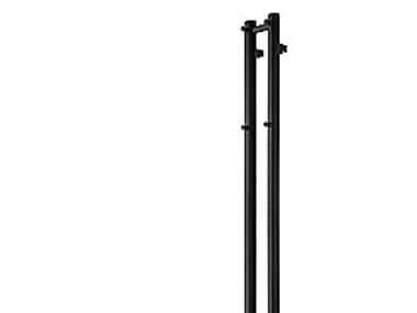 TVS Kiro 2 musta, 1400 x 135 mm - cc 90 mm, vedellä täytetty