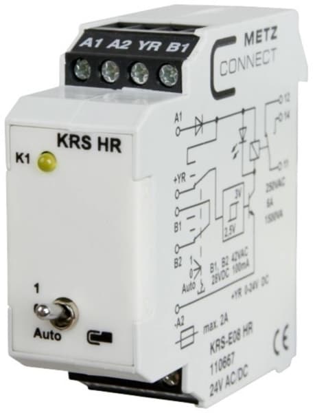 Metz Connect 110667 Rajakytkin 24, 24 V/AC, V/DC (max) 1 x vaihtokytkin 1 kpl 1 kpl