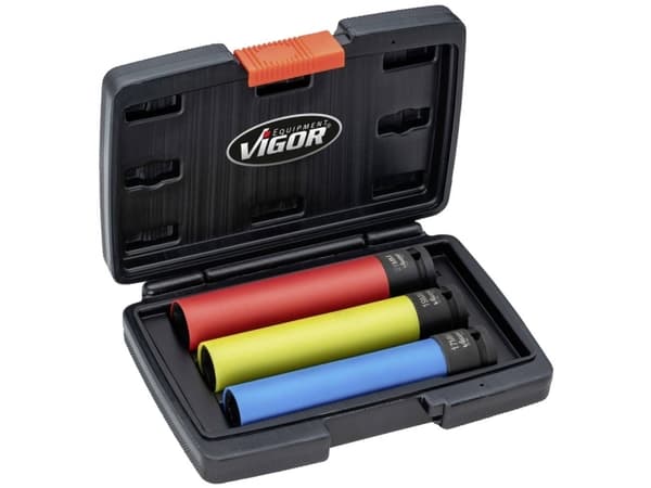 Vigor V5933/3 Ulkokuusikulmainen hylsysarja 17 mm, 19 mm, 21 mm 3 kpl 1/2 (12,5 mm)