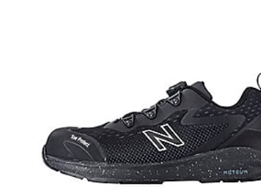 New Balance sik. sko str. 42 - Logic Black, Boa-luk, Acteva mellemsål, ESD godkendt