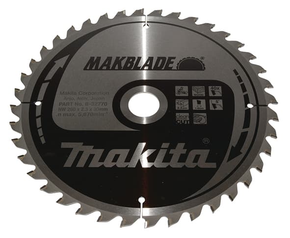 Makita MakBlade, 26 cm, 3 cm, 1,8 mm, 2,3 mm, Makita, 1 styck