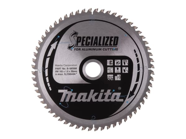 Makita Specialized - Pyörösahanterä - alumiinille - 165 mm - 60 hammasta